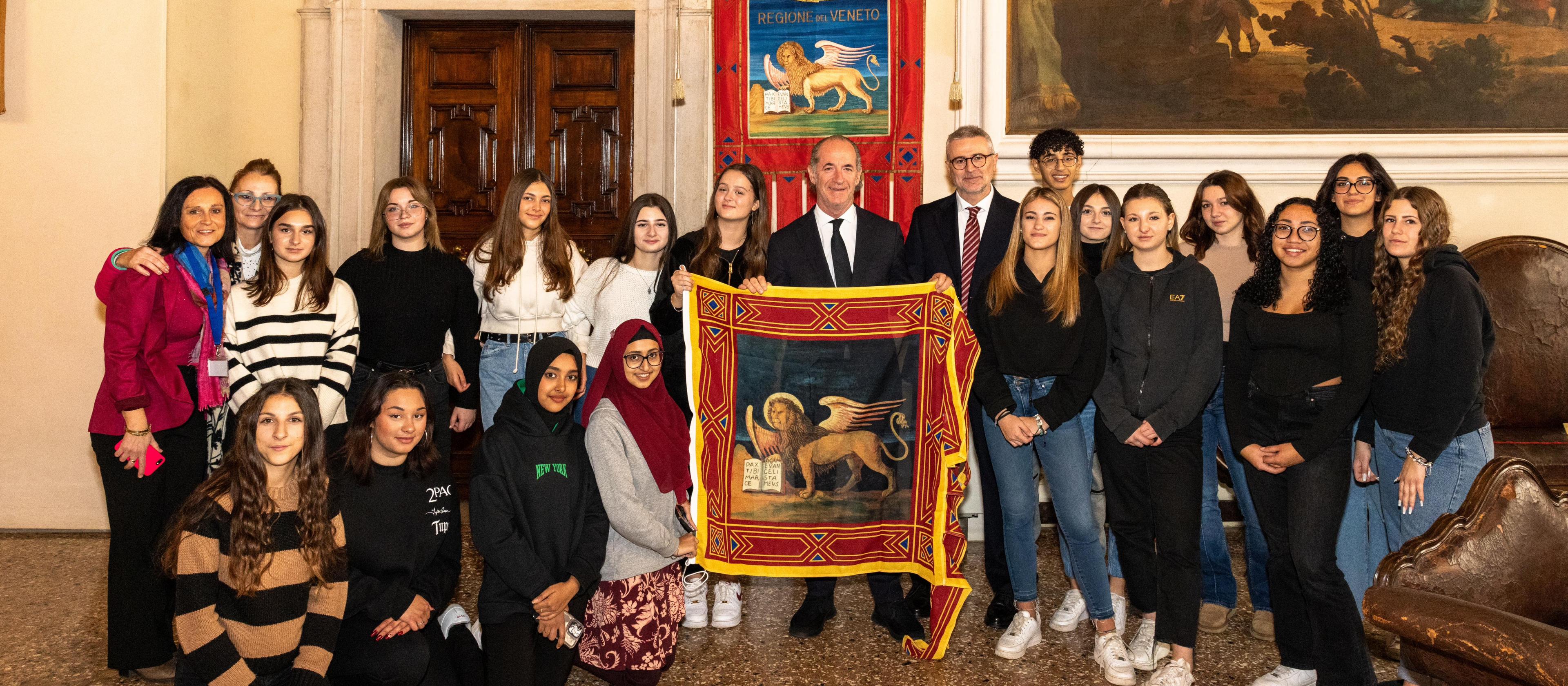 Studenti ENGIM Venezia accolti dal Presidente Zaia