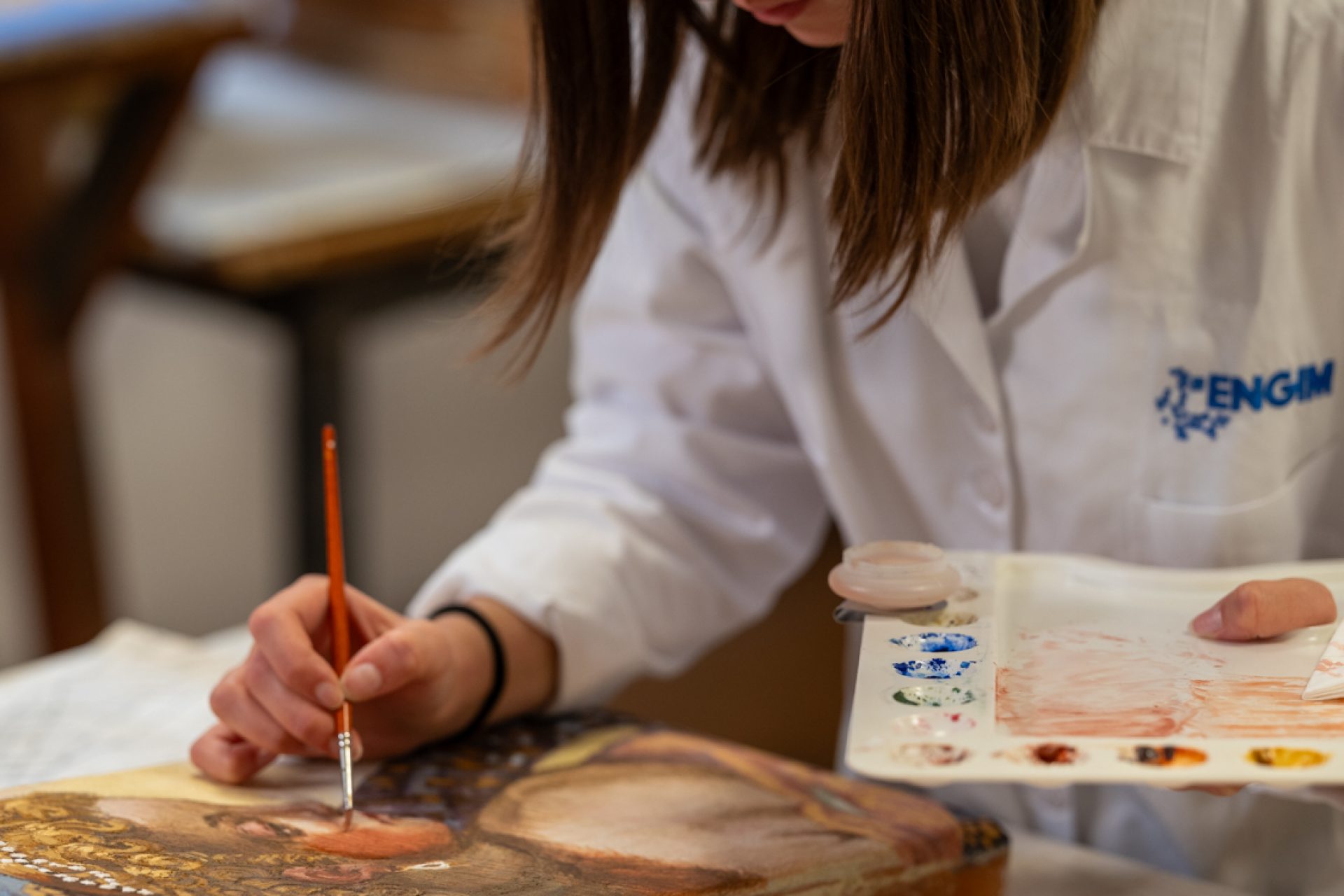 La scuola ENGIM Restauro all'opera con il progetto Leoni Marciani